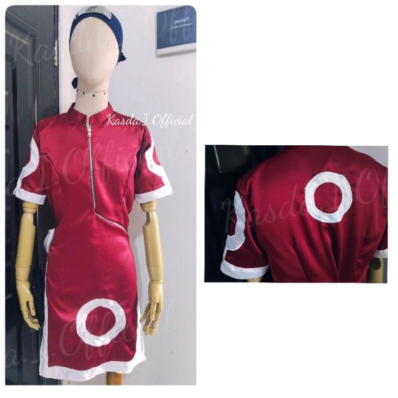 [PO] High Quality Haruno Sakura Genin | Naruto Cosplay Costume