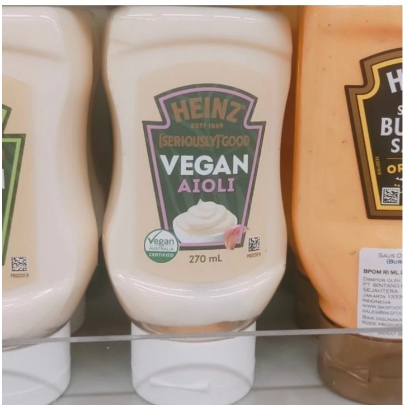 

heinz mayo aioli mayonaise 270gr