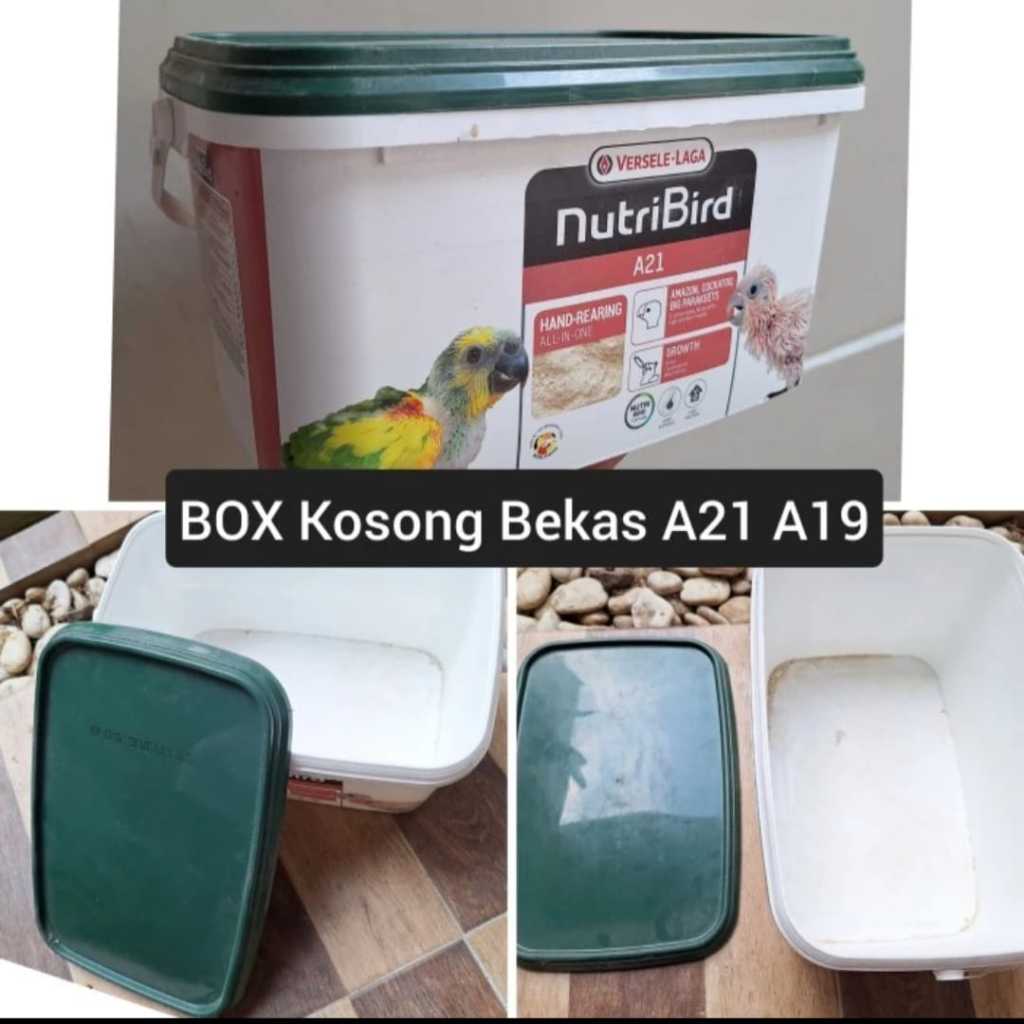 Box bekas nutribird kosong untuk tempat lolohan anakan burung