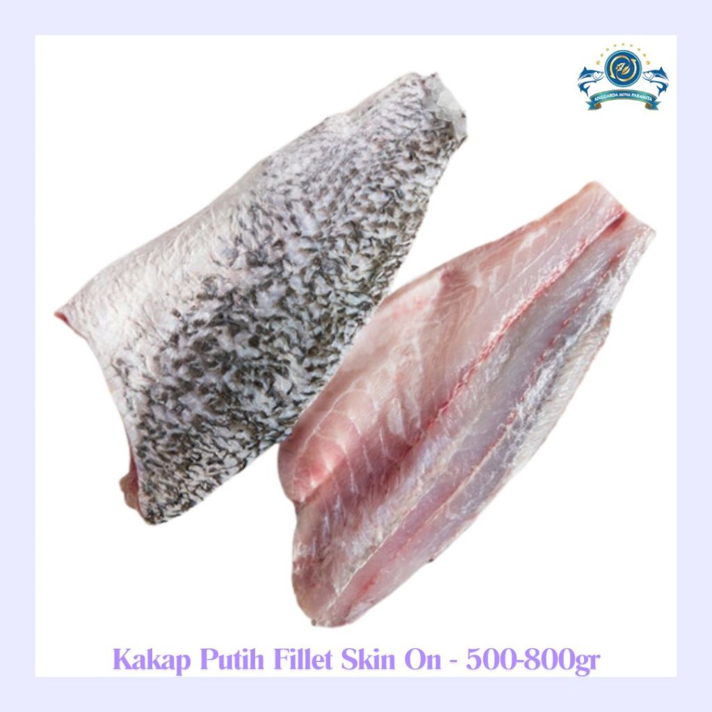 

Frozen Kakap Putih Fillet Skin On 500-800gr