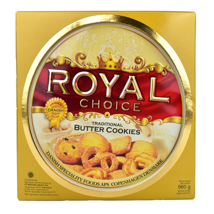 

Biskuit Kaleng ROYAL Butter Cookies 960 Gr