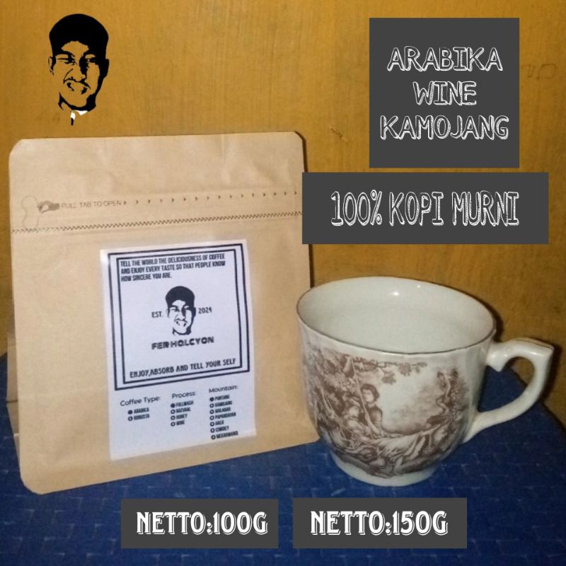 

KOPI ARABIKA WINE KAMOJANG 100 GRAM - 150 GRAM - ARABICA