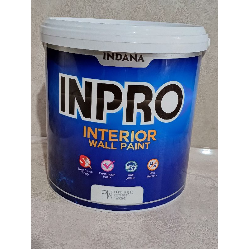 Cat Tembok Interior Inpro Kemasan Galon 5 Kg Wall Paint Interior