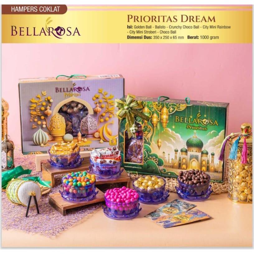 

BELLAROSA PRIORITAS DREAM // HAMPERS COKLAT // HAMPERS LEBARAN