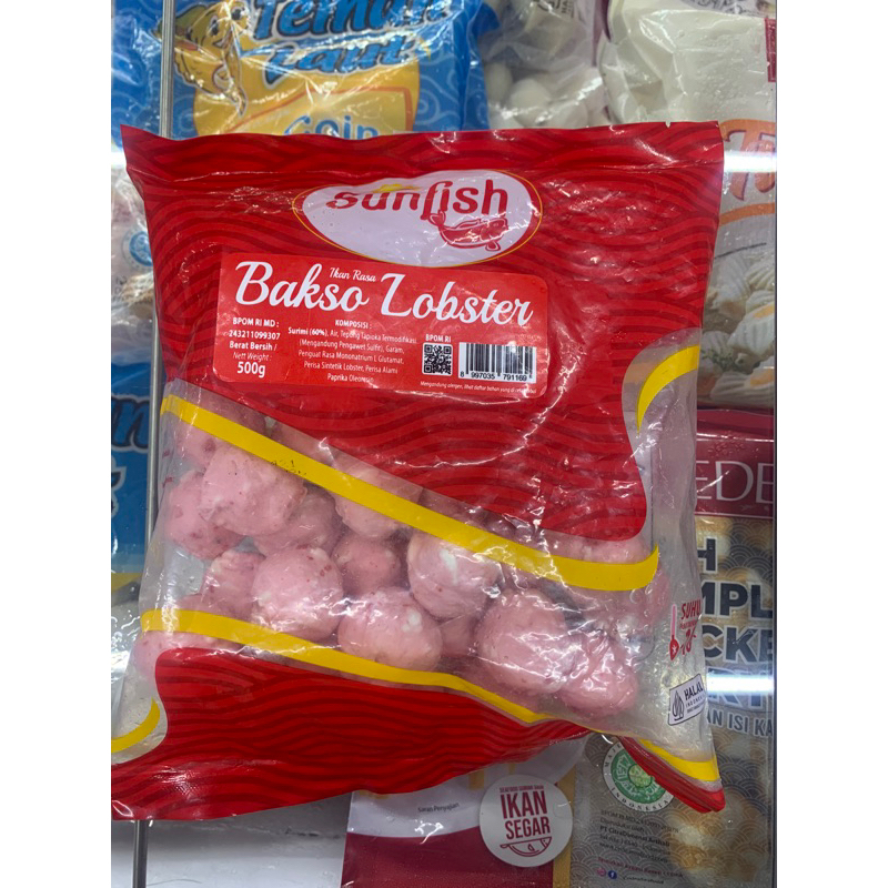 

Sunfish Bakso Lobster 500 gram