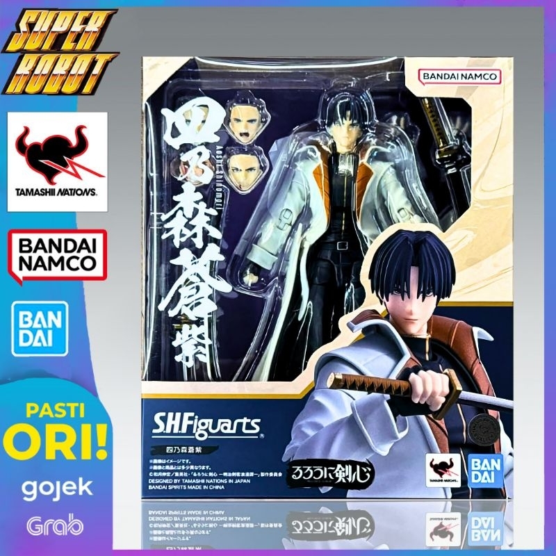 𝗕𝗔𝗡𝗗𝗔𝗜 SHF Aoshi Shinomori - Samurai X Rurouni Kenshin SHFiguarts Tamashii Nations