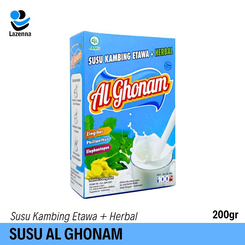 

Al Ghonam Susu Kambing Etawa + Herbal 200gr