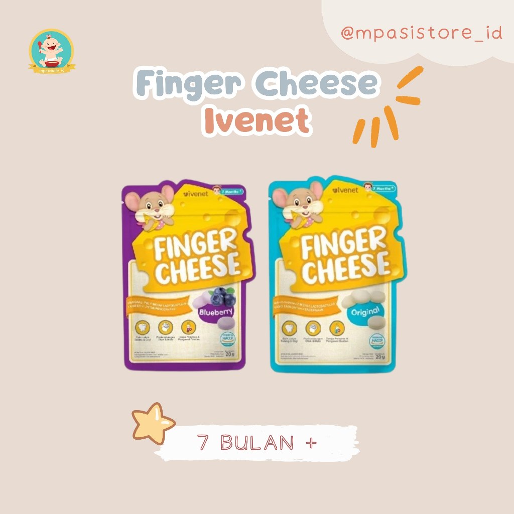 

Ivenet Finger Cheese / Snack Jajanan Cemilan Permen Bayi dan Anak CEMILAN BAYI