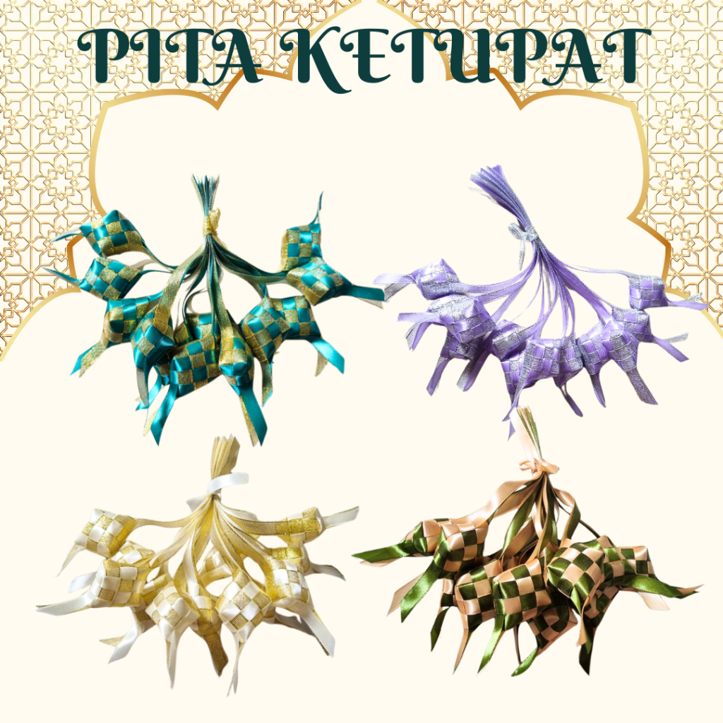 

Pita Ketupat Satin 1 pc besar/kecil