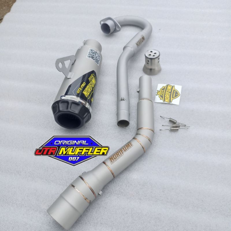 Knalpot racing Norifumi gtx pro Klx 150 Crf 150l Dtracker 150