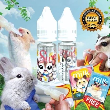 BOTOL SWEET - BOTOL SUSU HAMSTER GRATIS SUSU Tempat Minum Hamster Dot Susu Bayi Hamster Spet Susu Ha