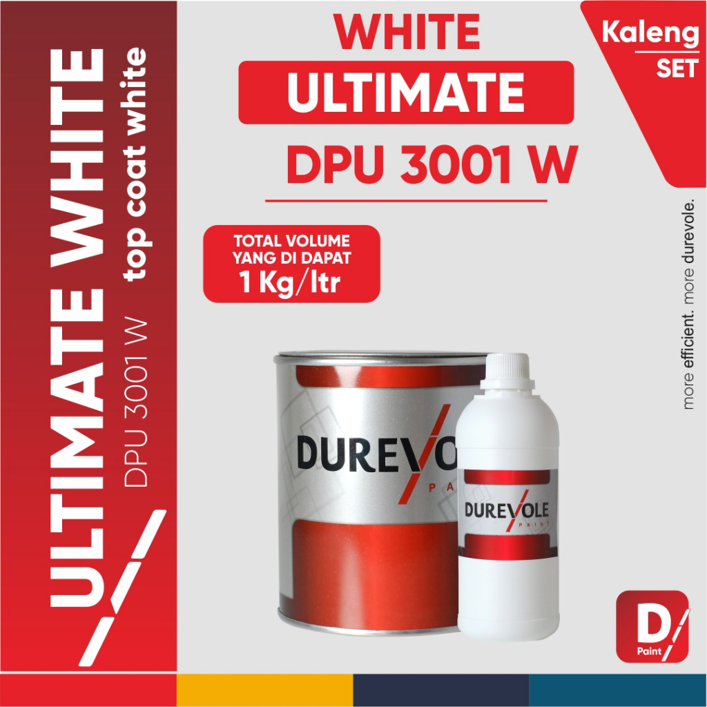 DPU 3001 WHITE -  DUREVOLE PU ACRYLIC WHITE