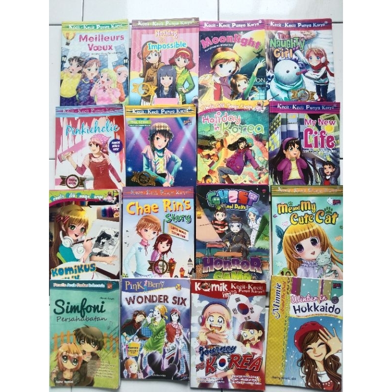 Novel Anak Komik Anak KKPK, KECIL KECIL PUNYA KARYA, PENULIS CILIK PUNYA KARYA, MINMIE, KOMIK NEXT G