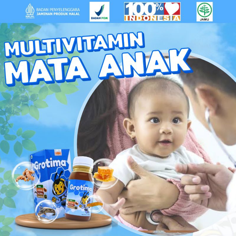 Grotima Vitamin Mata anak - Nutrisi untuk Mata anak