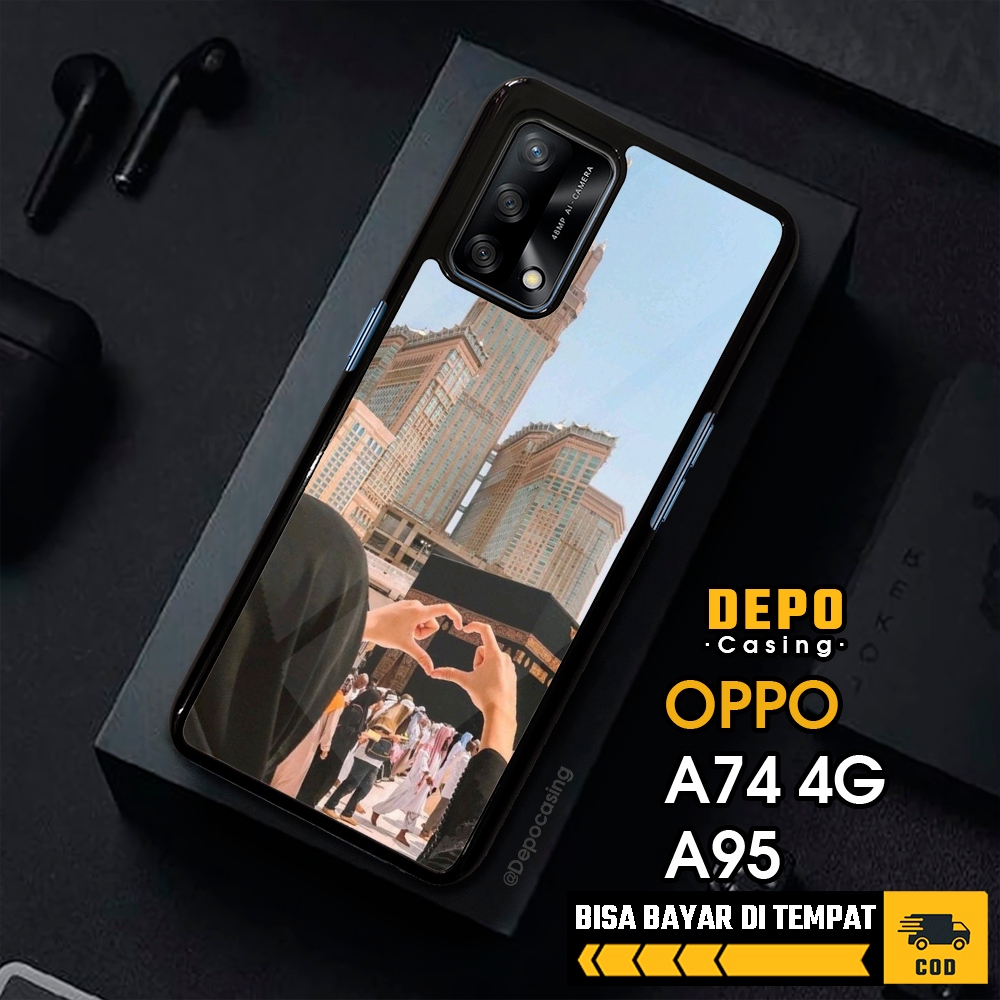 Case Oppo A74 4G A95 Casing Oppo A74 4G A95 Casing Depo Casing [MKKH] Case Glossy Case Aesthetic Cus