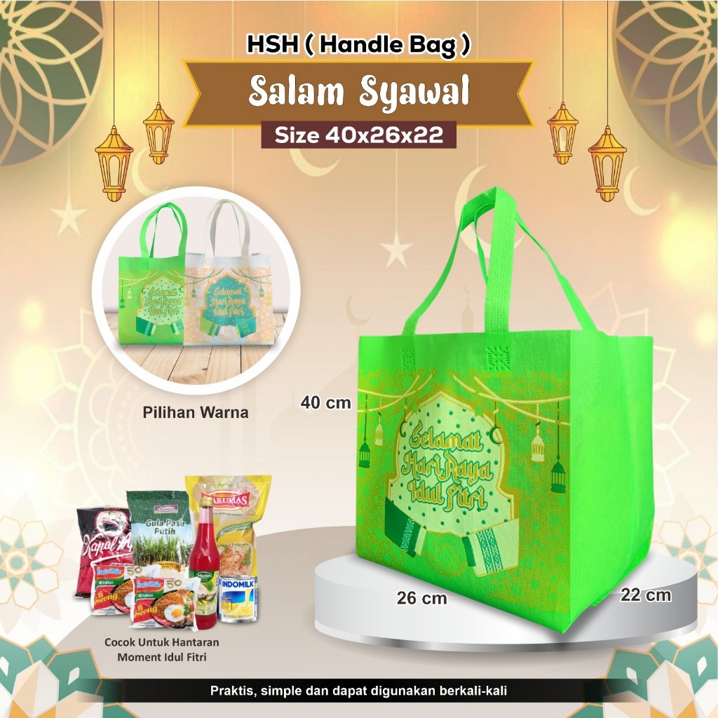 

Tas Bingkisan Lebaran Tas Hampers Lebaran Tas Idul Fitri Tas Lebaran Idul Fitri Goodie Bag Lebaran Menara Masjid 40X26X22