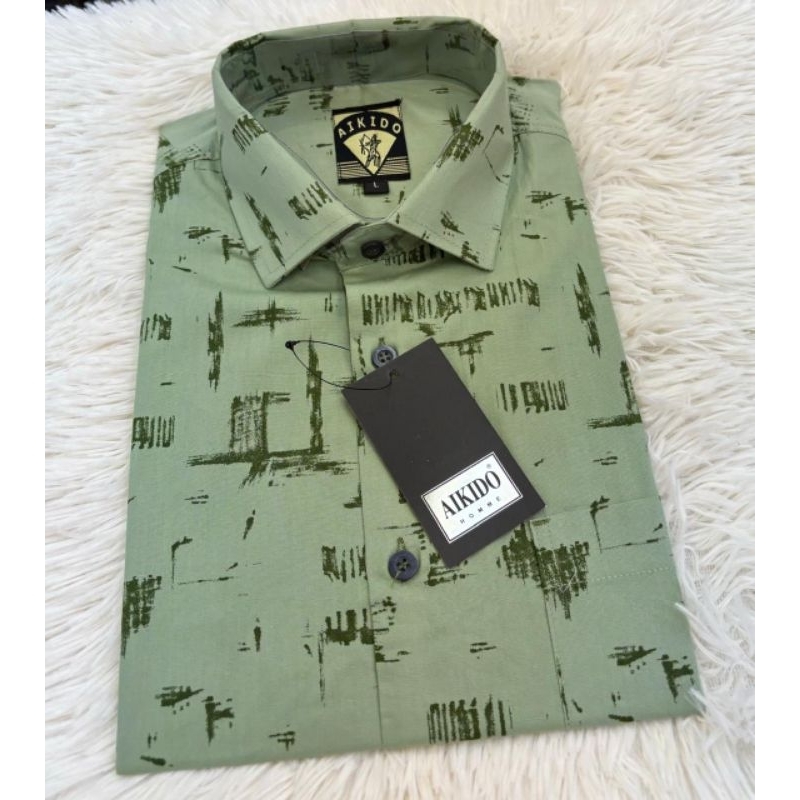 Aikido Kemeja Pria Lengan Pendek