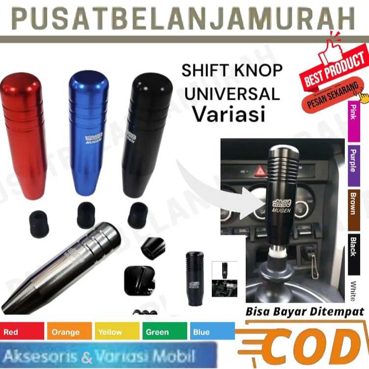 Knob Mugen Honda Universal  Knob Mugen universal Shift Knob Mugen variasi murah