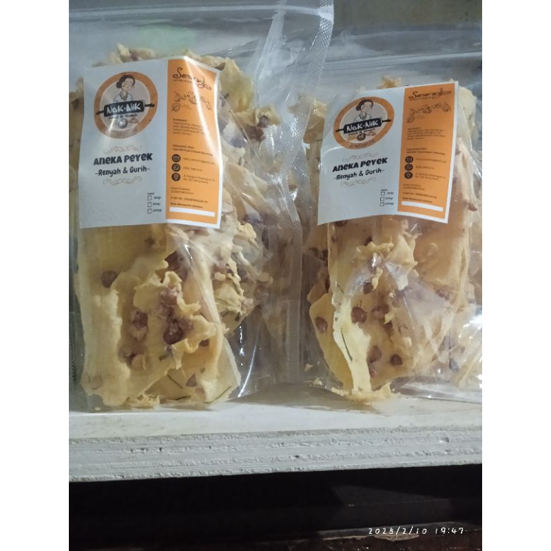 

Peyek Kacang Premium 150 gr