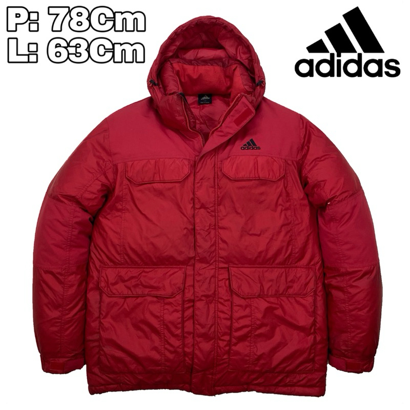 J247 Jaket Bulang Outdoor ADIDAS Sport Casual Winter  Bulu Angsa Tebal Musim Dingin Hiking Pendaki G
