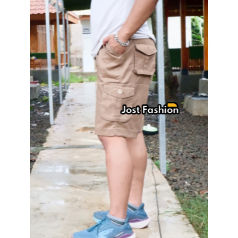 JOST FASHION-CELANA PENDEK CARGO MOCCA