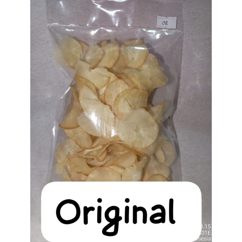 

KERIPIK SINGKONG RASA ORIGINAL 100Gr