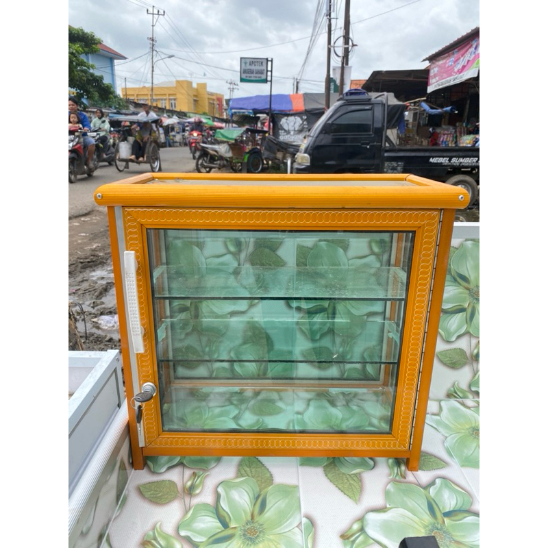 ETALASE MINI SERBAGUNA MURAH PALEMBANG/ ETALASE ROKOK