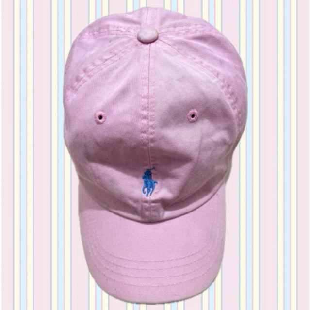 Topi Polo Pink Blue Preloved