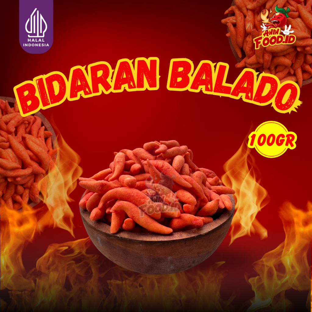 

JAJANAN JADUL BIDARAN BALADO/CIPUT BALADO 100GRAM