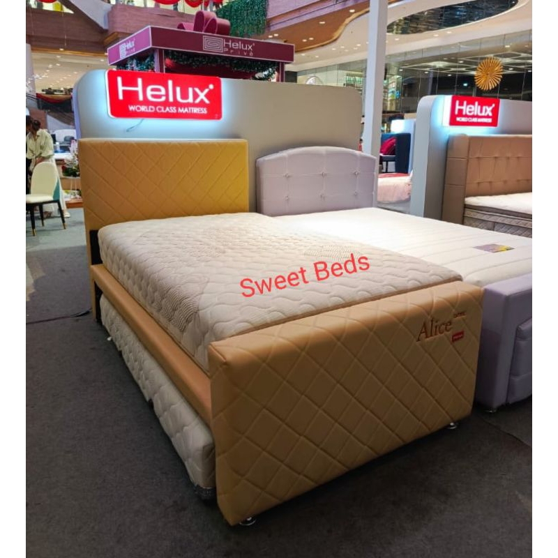 bed dorong helux alice latex 3in1