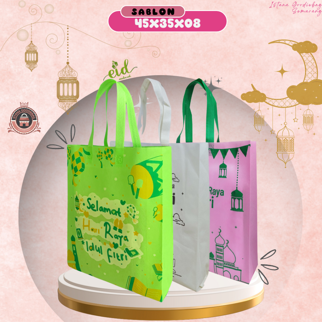 

[LEBARAN] Hampers Lebaran | Tas Lebaran | goodie bag parcel | goodiebag spundbound 45x35x08