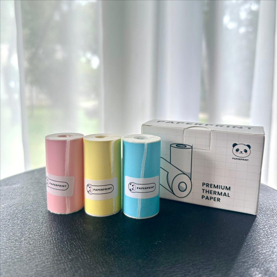 

COLOUR STICKER THERMAL PAPERPRINT 57x30mm Sticker Thermal New Color Premium