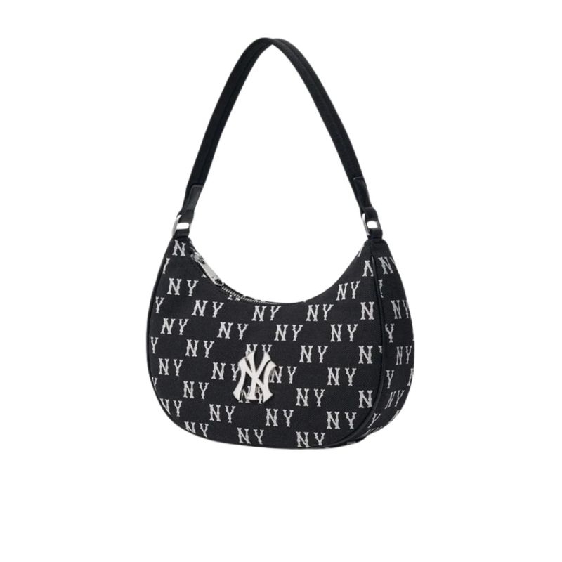 MLB KOREA / tas MLB NY classic monogram Jacquard Hobo Bag Yankees/ 100% ORIGINAL tas wanita selempan