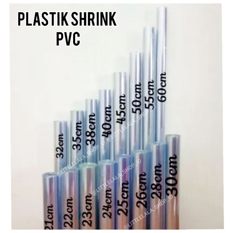 Plastik Shrink PVC ketebalan 30micron (0,03mm)/plasti bungkus parcel natal/hampers natal/plastik seg