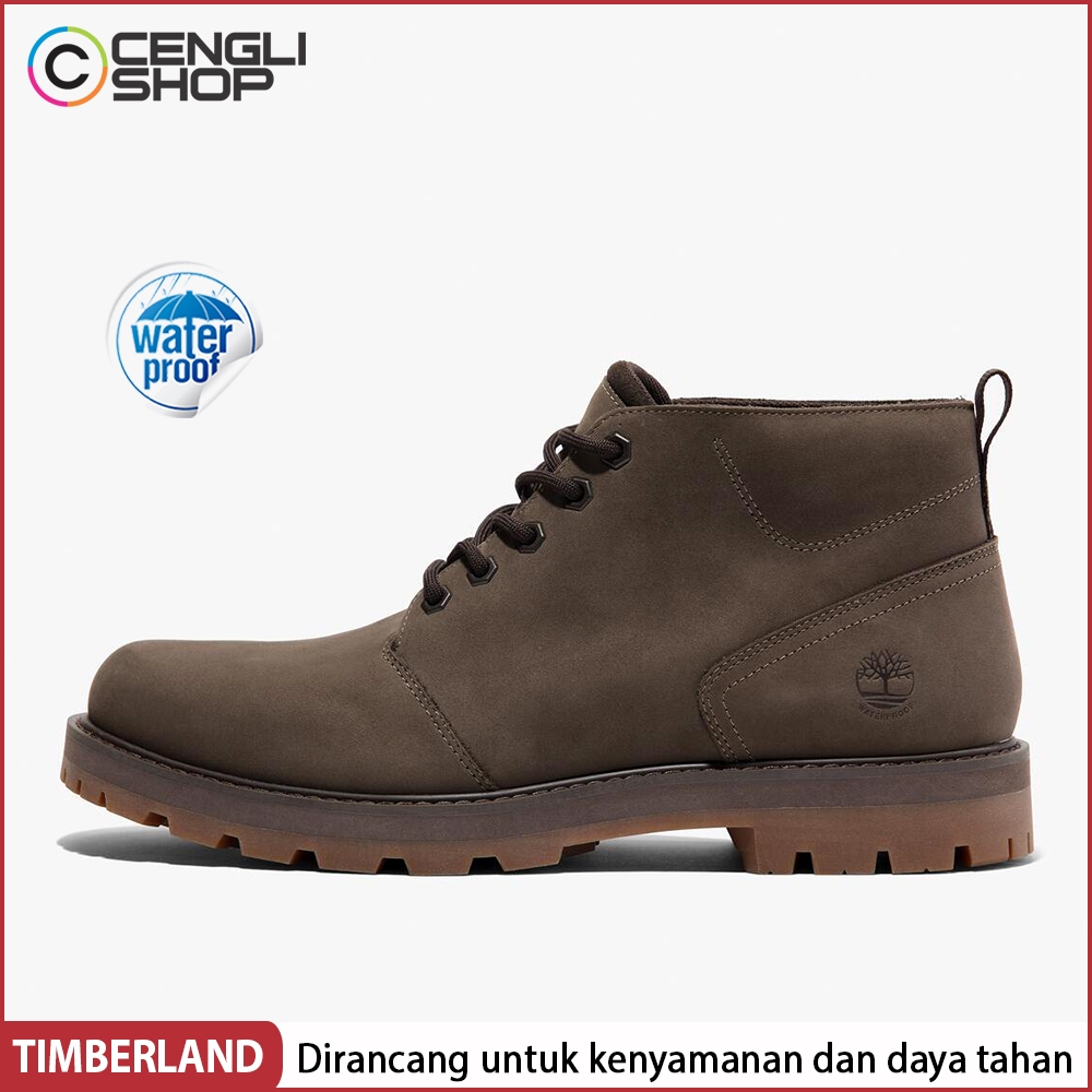 SEPATU BOOT TIMBERLAND BOOTS PRIA ORIGINAL CHUKKA KULIT ASLI ORI WATERPROOF TM13
