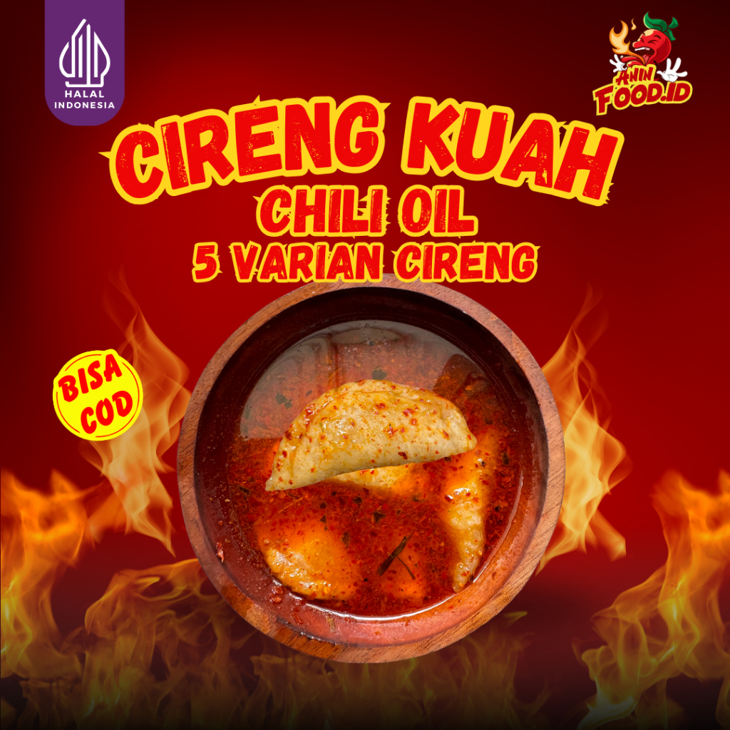 

CIRENG KUAH VIRAL + CHILI OIL 5 VARIAN RASA