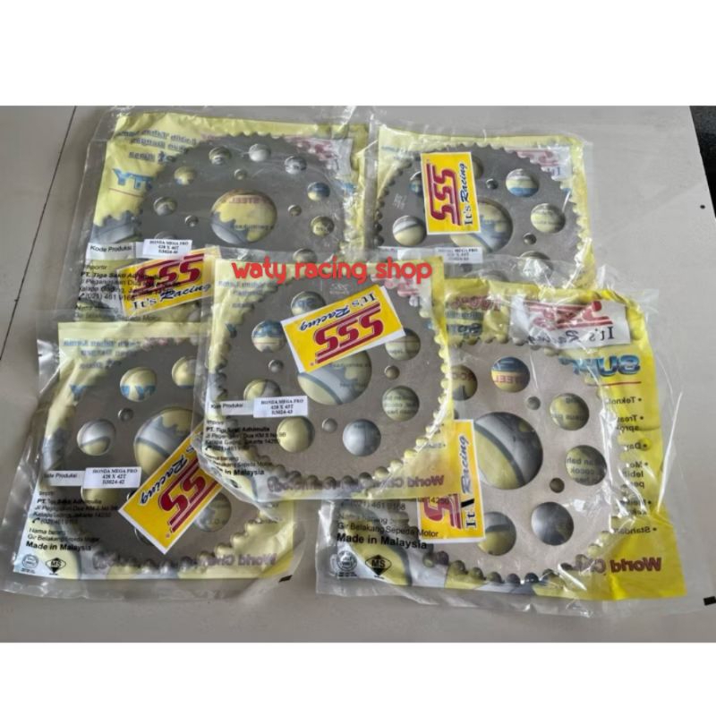 Gear SSS Gir SSS Belakang 428 415 CBR Baut 4 Tiger Verza Sonic 150 Supra GTR Megapro CB 150 New mega