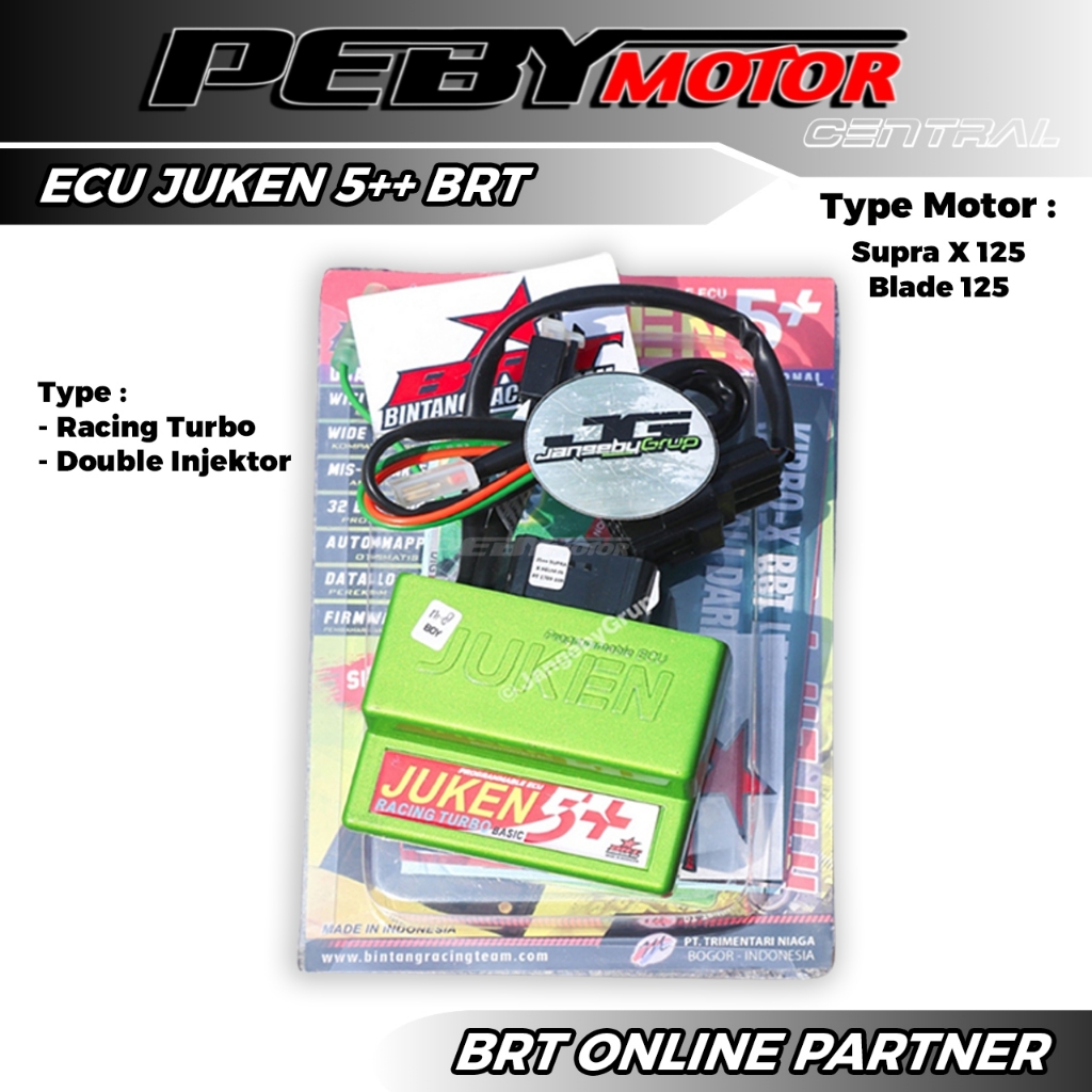 ECU JUKEN 5++ RACING TURBO BRT Supra X 125 Fi Blade 125 Fi