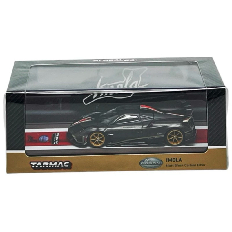 Tarmac 64 Pagani Imola Matt Black Carbon Fiber