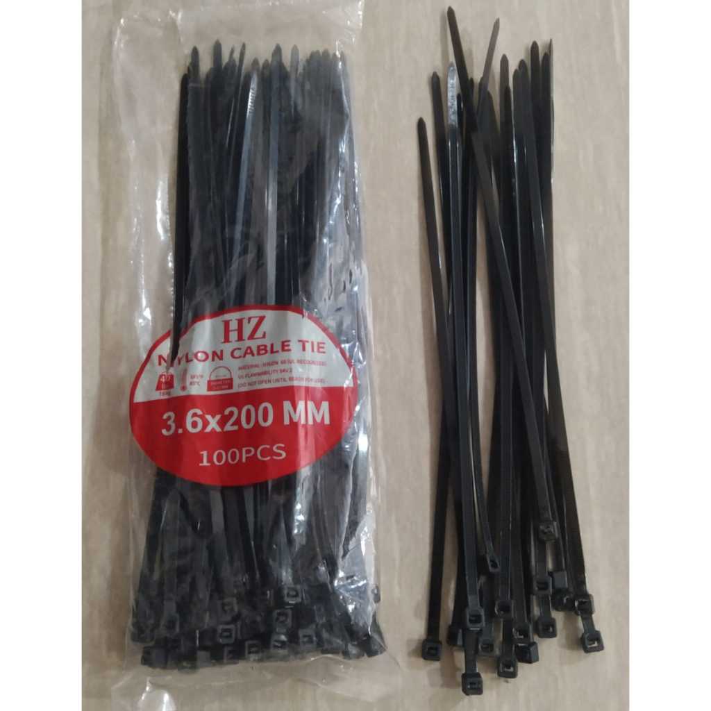 

Kabel ties 3.6x200mm Warna Hitam Jual Perpcs