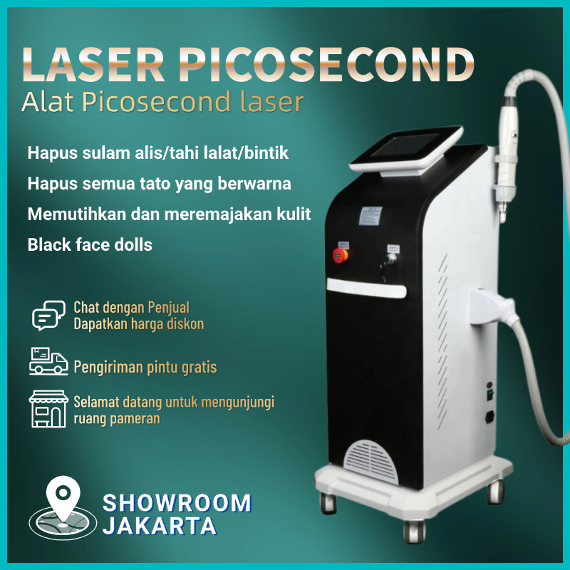 Non-invasif picosecond laser menghilang flek bekas jerawat laser bopeng flek hitam wajah bibir hitam