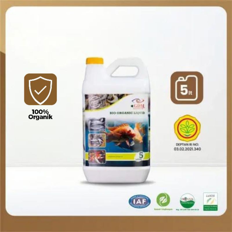 Suplemen Organik Cair Untuk Perikanan GDM 5 Liter