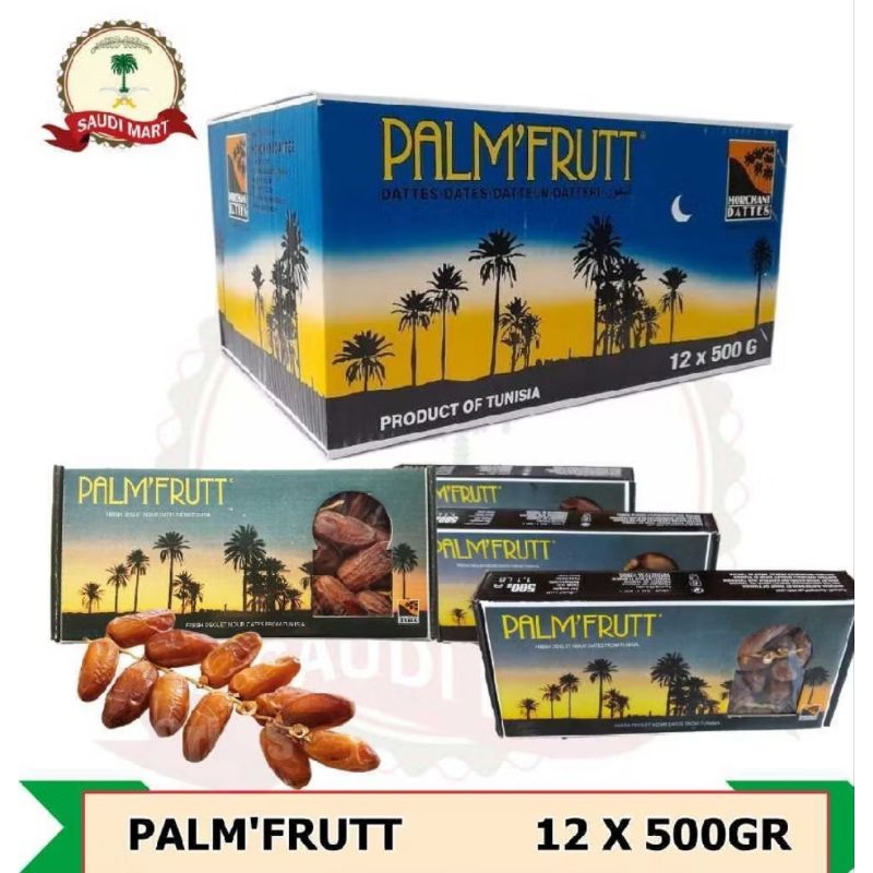 

kurma palm fruit premium 1 dus isi 500gr x 12box