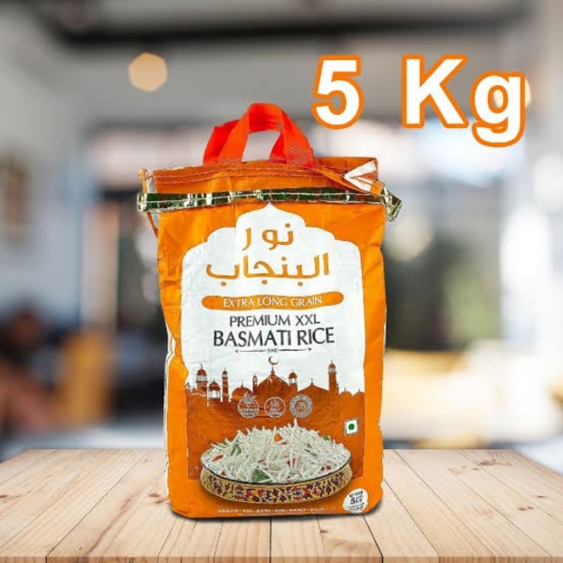 

Beras Basmati Noor Punjab 5kg Premium XXL Rice 5 kg
