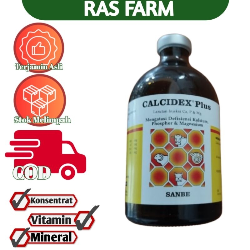 CALCIDEX PLUS | INJEKSI KALSIUM | PENGUAT TULANG
