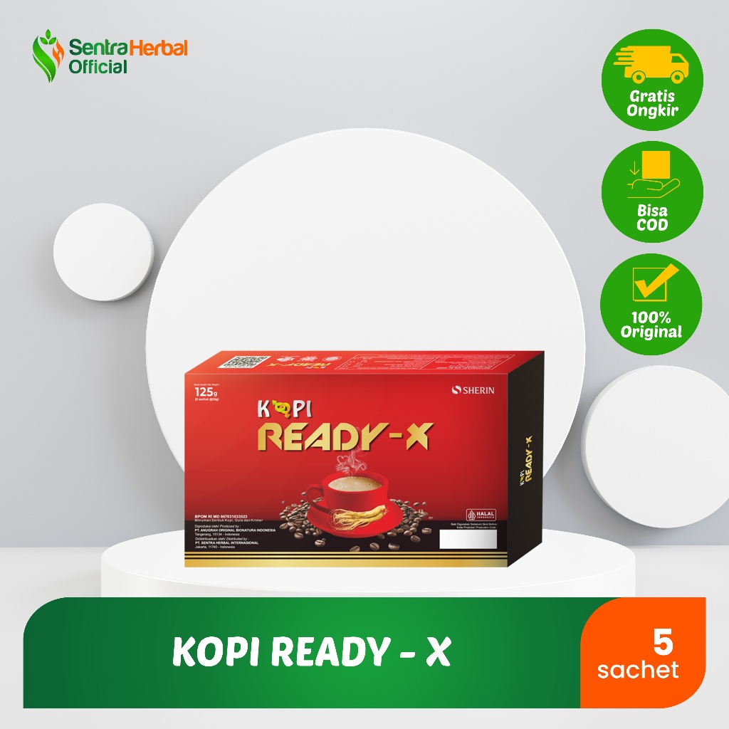 

Sherin - Kopi Ready X Ginseng Kopi Romantis isi 5 Sachet