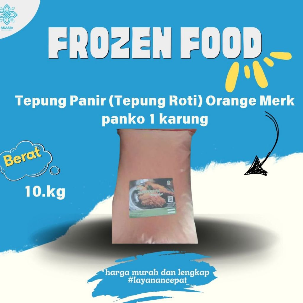 

Tepung Panir (Tepung Roti) Orange Merk panko 1 karung