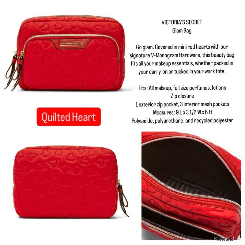 POUCH / COSMETIC BAG / COSMETIC POUCH / TOILETRIES BAG VICTORIA'S SECRET (VS)