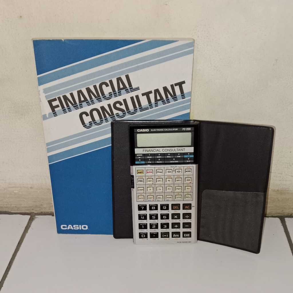 

Garage Sale Casio Electronic Calculator FC-200 Scientific Financial Consultant | Kalkulator Elektronik | Preloved