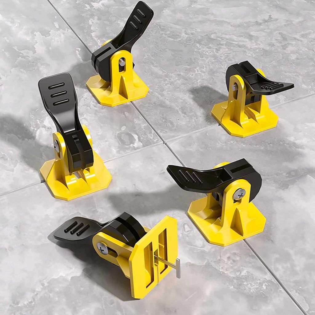 50 Buah Alat Pasang Keramik Perata Keramik Putar Reusable Tile Leveling SPACER Tile Leveling System 